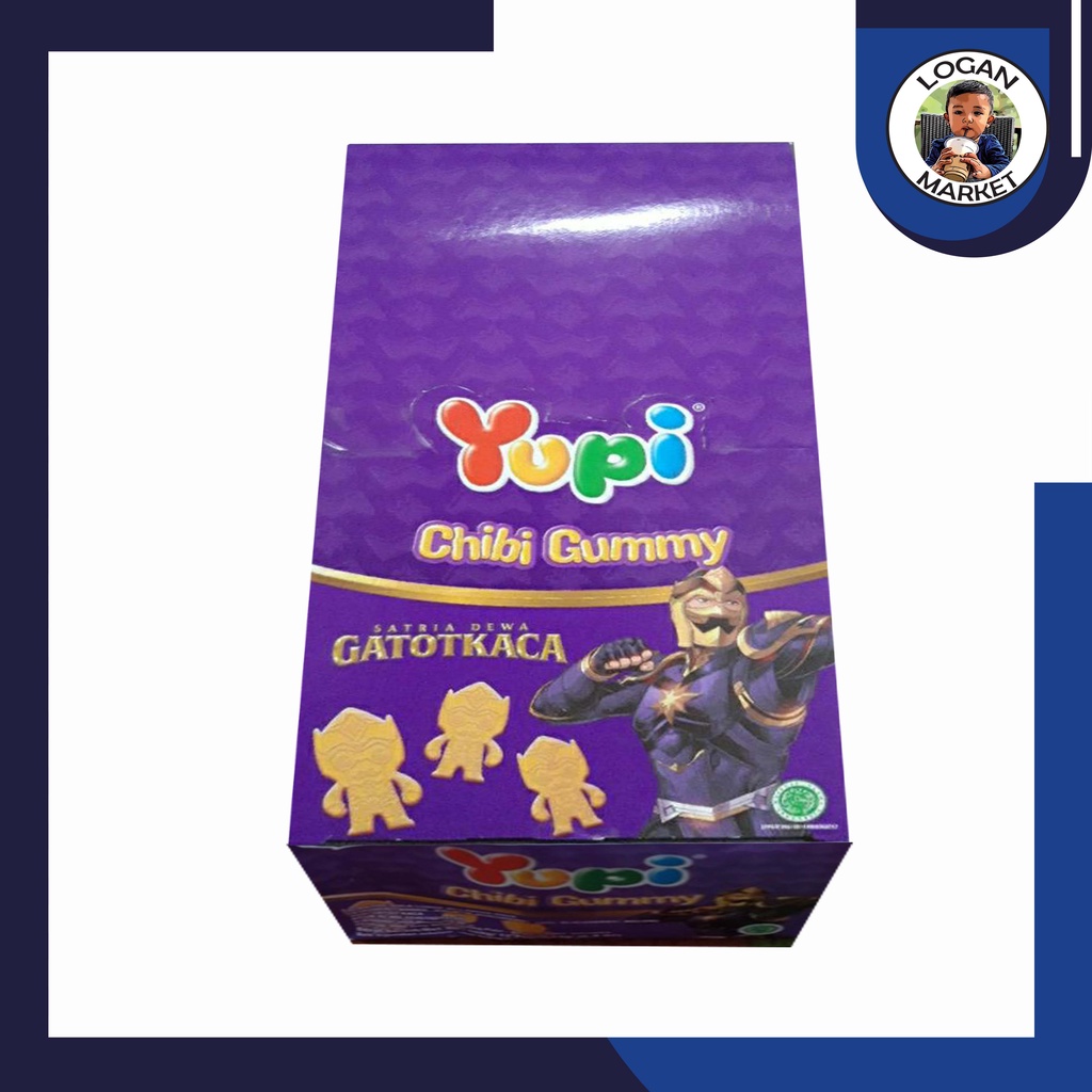 

Permen Yupi Chibi Gummy Gatot Kaca Box Isi 12pcs