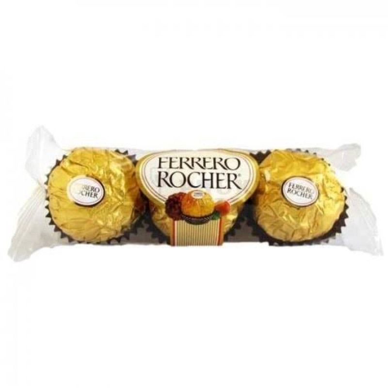 Ferrero Rocher Chocolate T-3 coklat isi 3