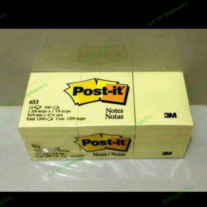 

Card Pos It 653 3M Yellow