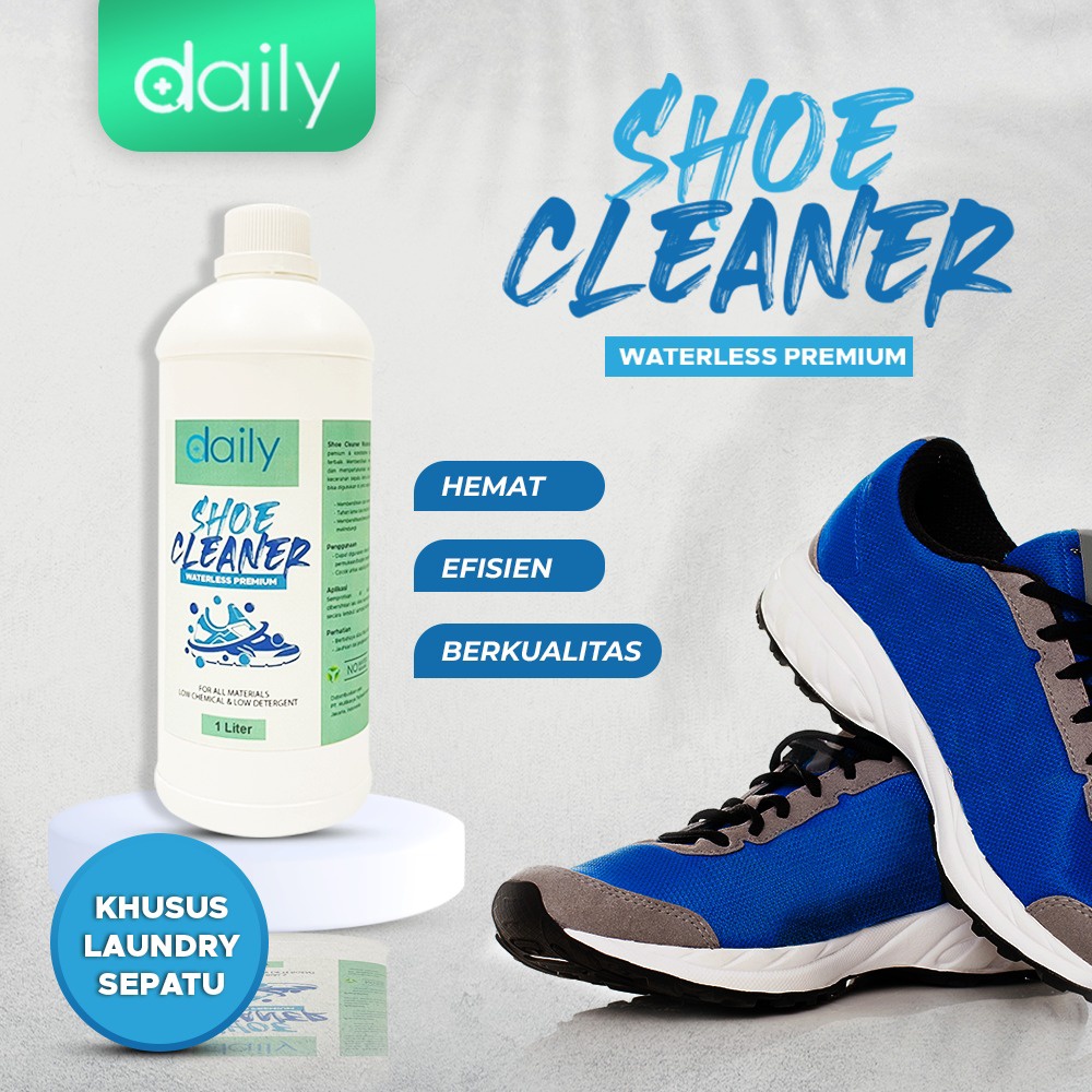 Pembersih Sepatu Daily Shoe Cleaner Waterless 1 Liter