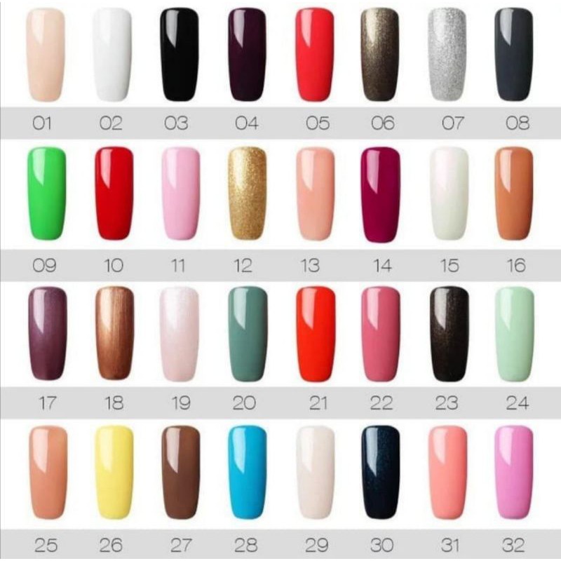 Ready Stock (41 - 58) ROSALIND GEL NAIL Polish UV LED / kutek / Cat kuku / Cat Kuku Murah Bagus