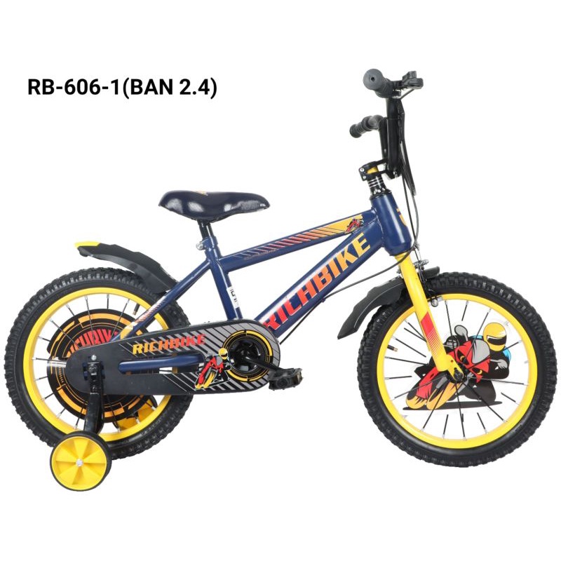 Sepeda Anak Laki BMX 12 16 18 Inch RICHBIKE 606-1 READY Pontianak