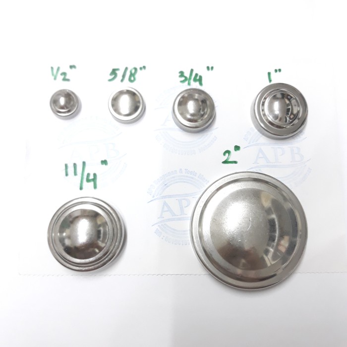 ------] Dop/tutup luar pipa stainless 1/2"