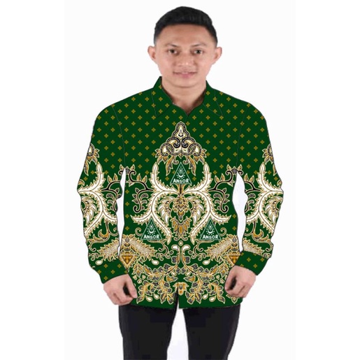 BSWART Ansor Seragam NU Kemeja Ansor Baju batik Ansor Batik Banser Kemeja Batik Kemeja Banser Baju B