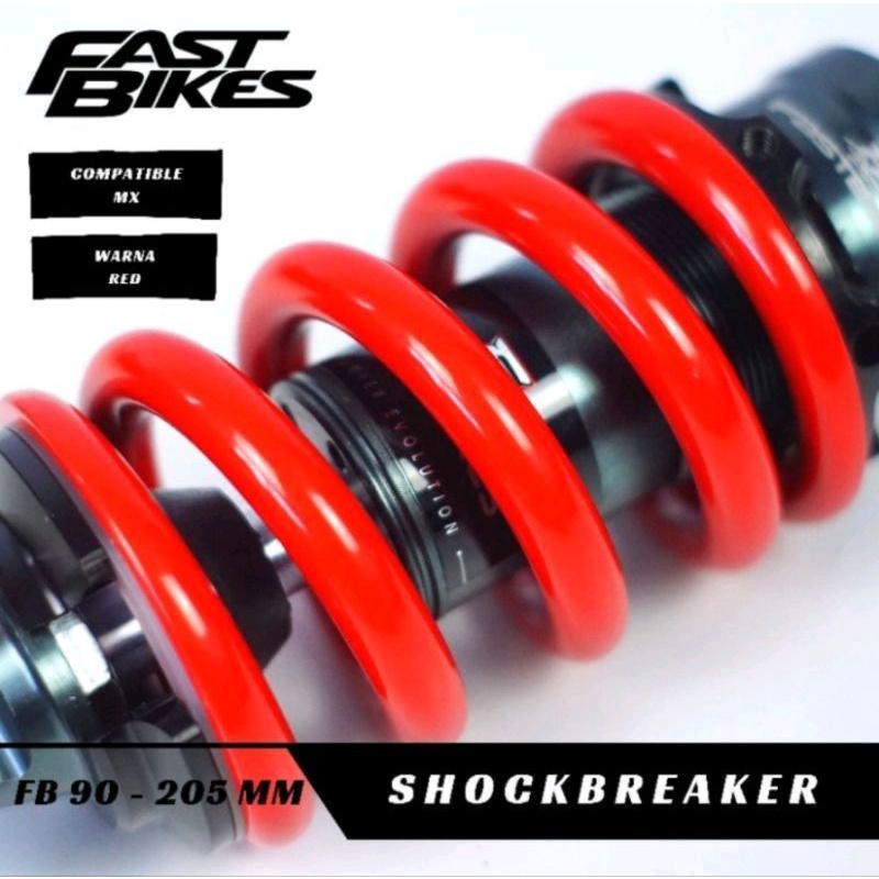 SHOCK MONOSHOCK BELAKANG JUPITER MX Old/MX New /MX KING PNP UK 205MM FASTBIKES/AKAI RACING ORIGINAL