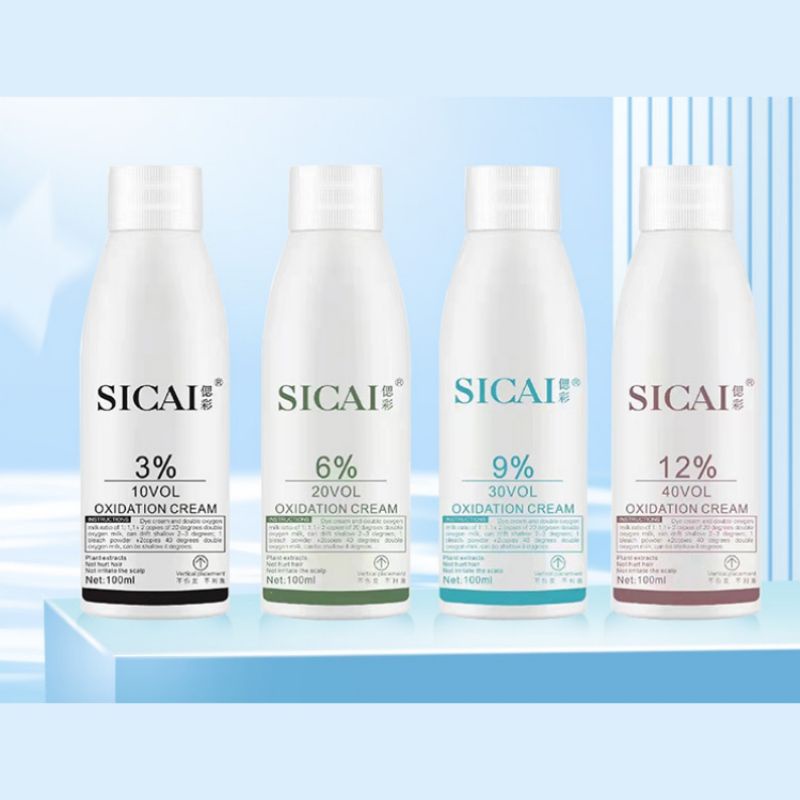 SICAI Oxydant Developer mini 100ml campuran cat warna 6% 9% 12% cairan