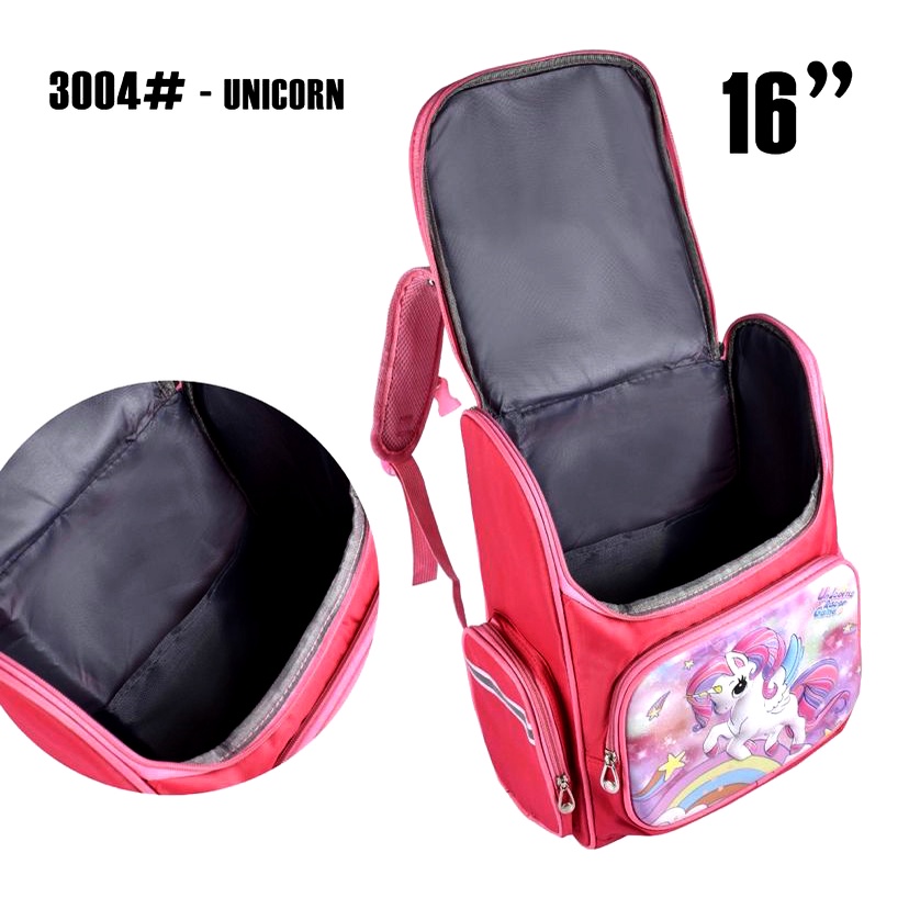 Princess Tas Sekolah Anak Perempuan Ransel Import Anak Wanita - Kids Backpack School Import