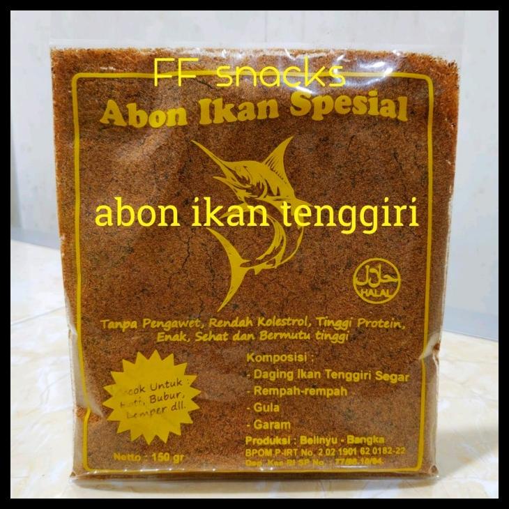 

ABON IKAN TENGGIRI SPECIAL ASLI BANGKA KODE 911