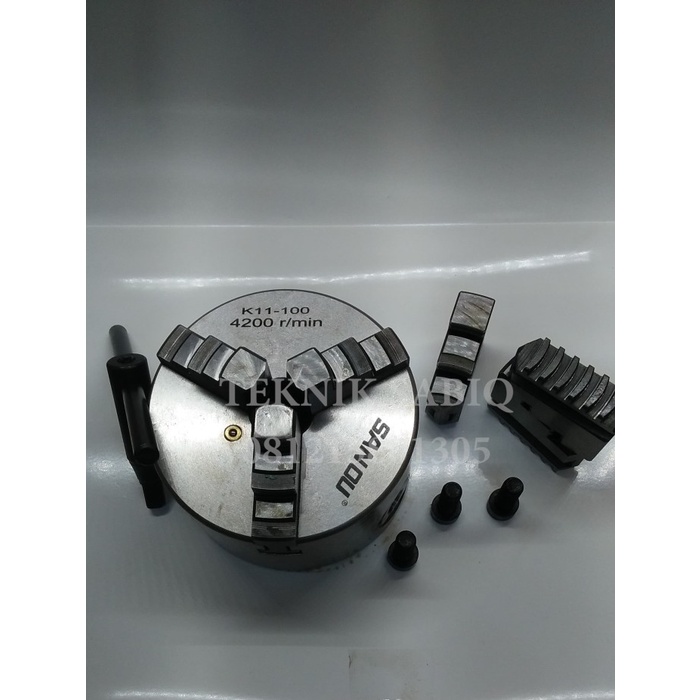 Chuck Bubut 4 Inch 3 Jaw - Klaw 4Inch 3Jaw - Klaw Bubut 4" - Cekam 4In