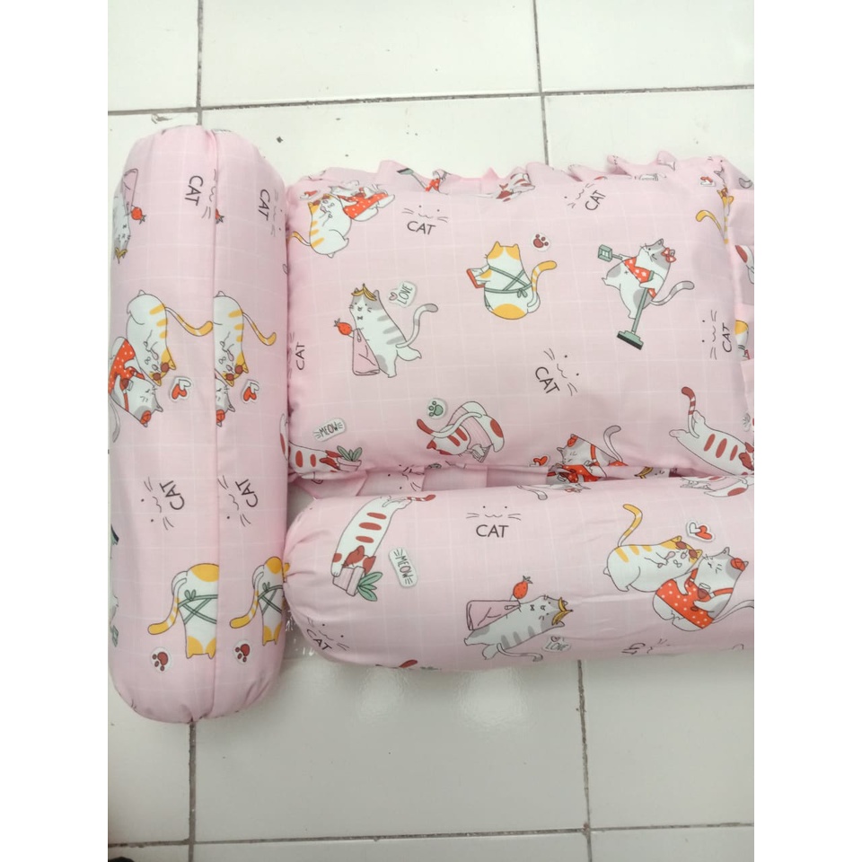 Vanlin Bantal Set Bayi  halus dan  empuk guling2 bantal1