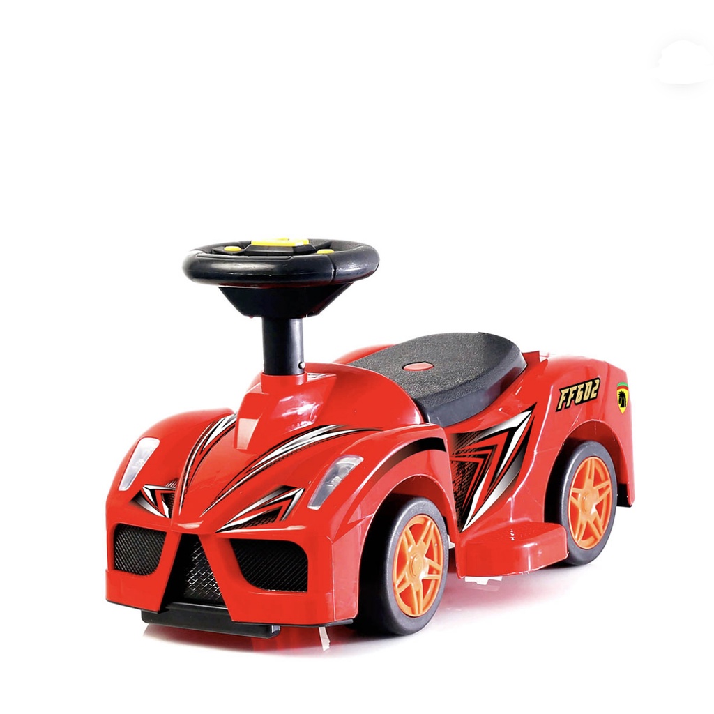 Mainan Mobil Dorong Anak FF 602 Fitur Lampu Musik dan Dorongan