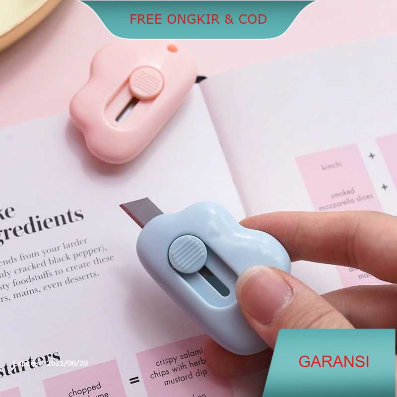 

Limited Pisau Cutter Mini Pemotong Kertas Desain Cloud - OL-6100