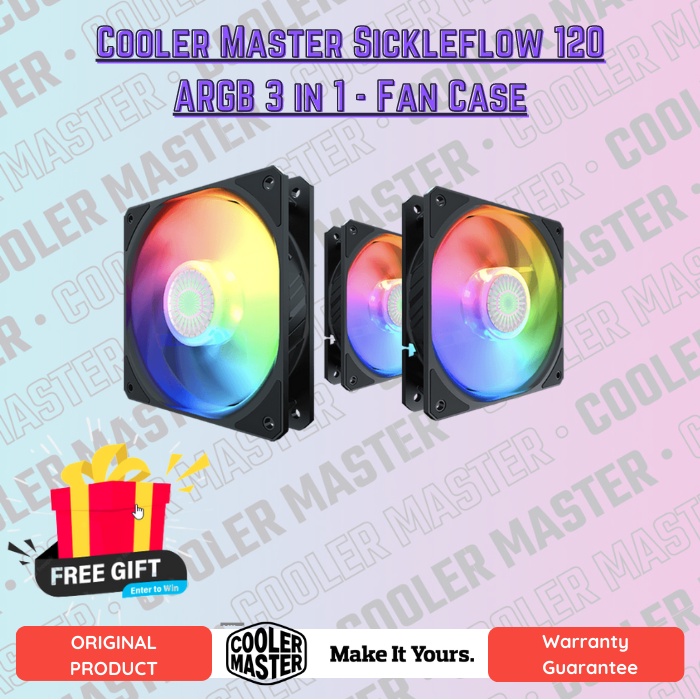 Cooler Master Sickleflow 120 ARGB 3 in 1 - Fan Case