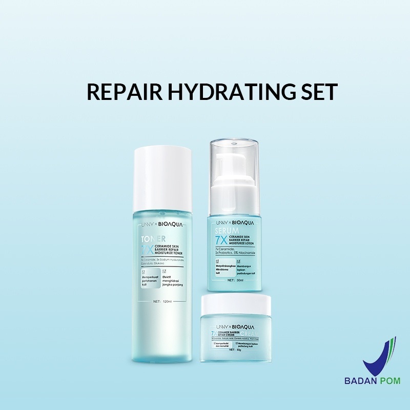 [BPOM][100% ORIGINAL] Bioaqua 7x Ceramide Skin Barrier Repair Moisturize Emulsion Face Serum 30ml