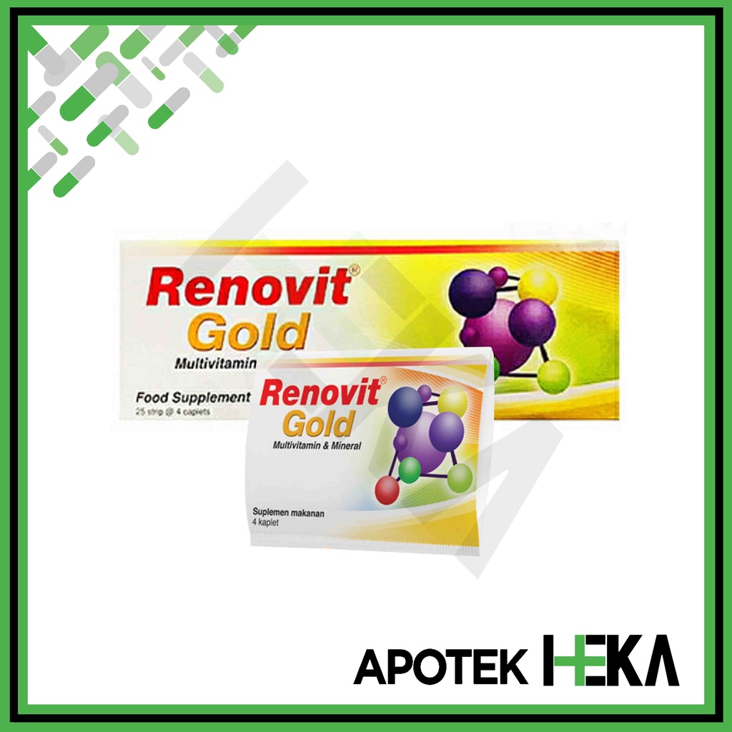Renovit Gold Box isi 25 Strip - Multivitamin dan Mineral (SEMARANG)