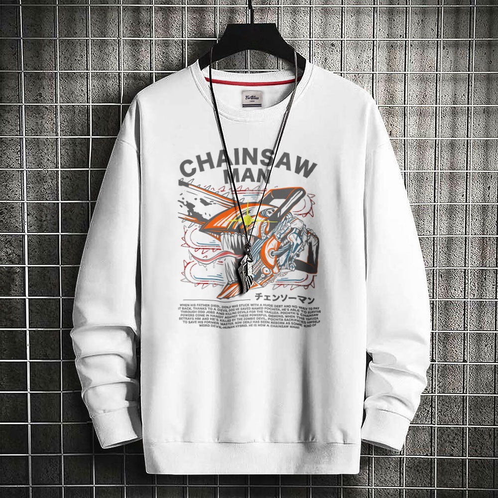 HipNop Sweater CHAINSAW FortKlas Sweater Premium Pria Lengan Panjang / Sweatshirt unisex / Crewneck Pria