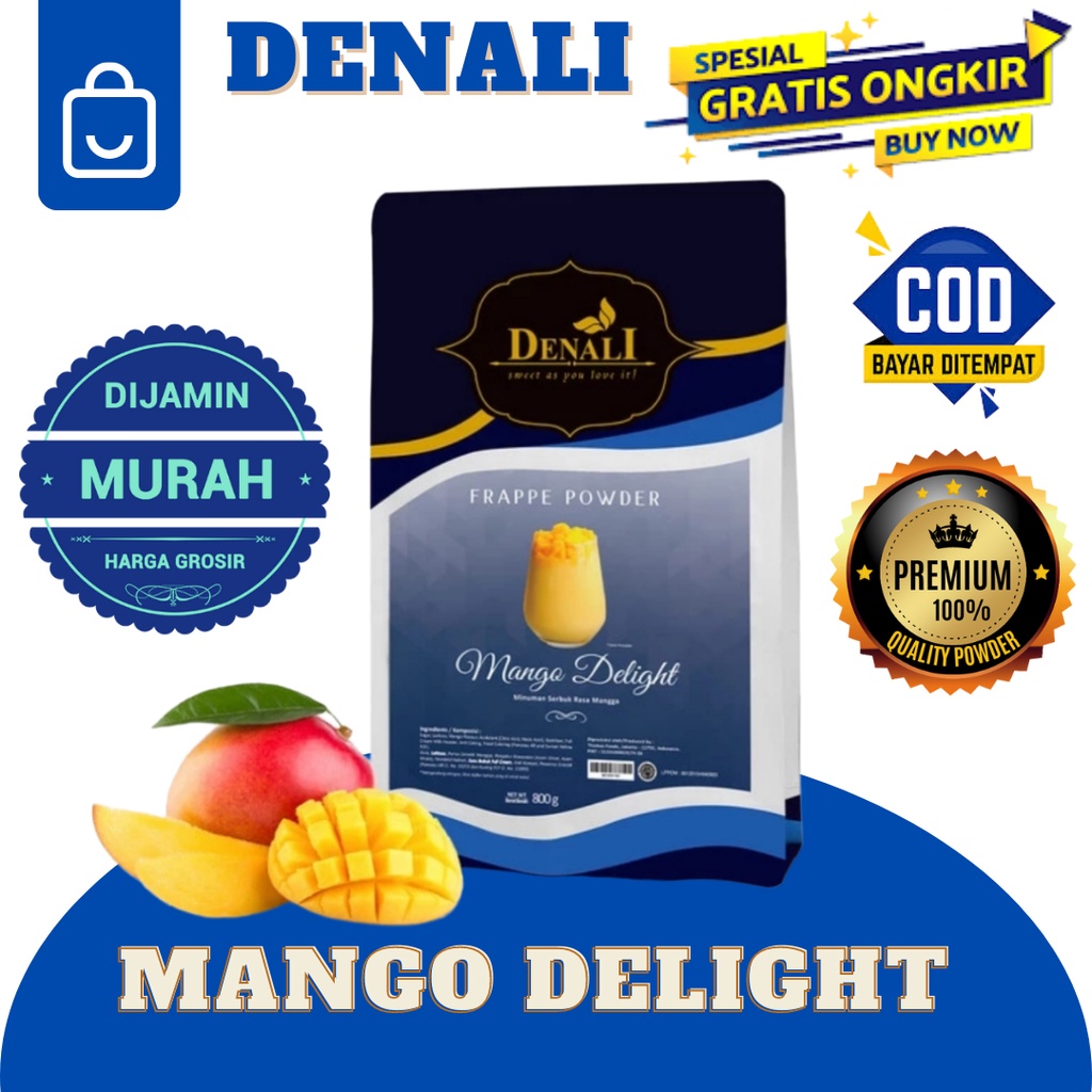 

DENALI MANGO DELIGHT POWDER RASA MANGGA FRAPPE MINUMAN KEKINIAN