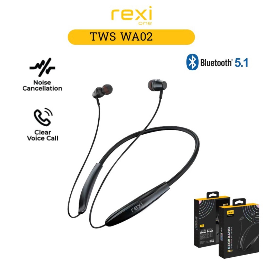 HEADSET BLUETOOTH REXI NECKBAND WA02