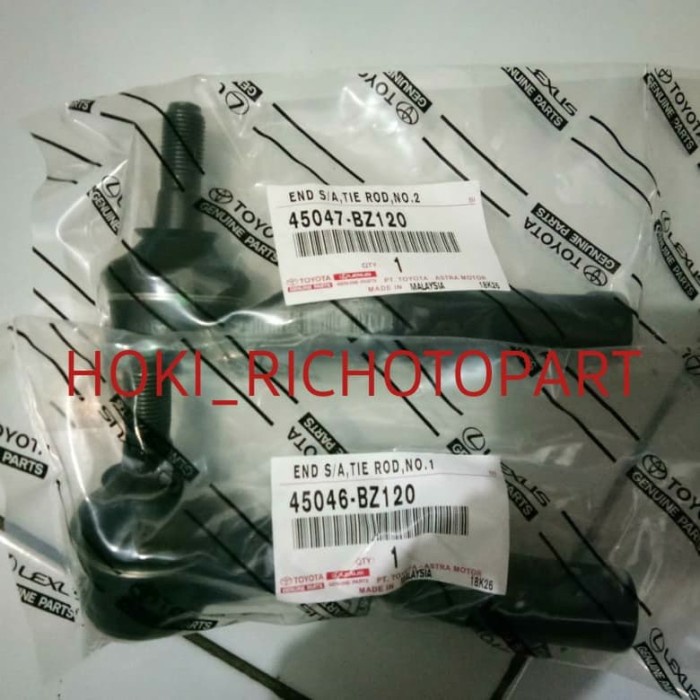 Tie road,rack end avanza ,xenia 45046-BZ120 dan 45047-BZ120