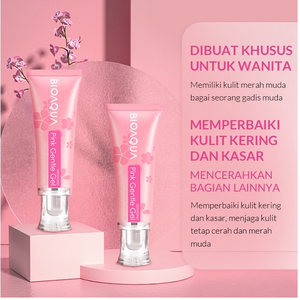 BIOAQUA Warm Gentle Pink NENHONG Cream | ❤ jselectiv ❤ Pemerah Bibir Putih Hitam Pemutih Ketiak Paha Pantat dan Area Intim BIOAQUA ORI✔️BPOM✔️MURAH✔️COD✔️