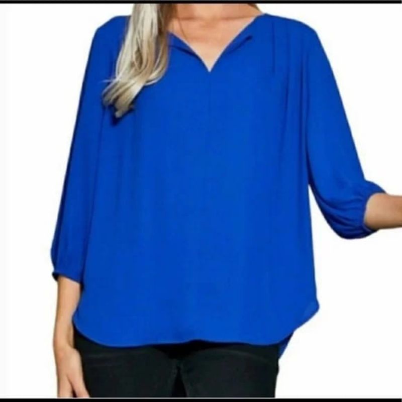 Pleione 3/4 sleeve blouse