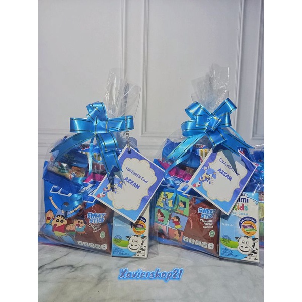 

READY Paket snack Tema Biru Hemat Murce (Free Card)