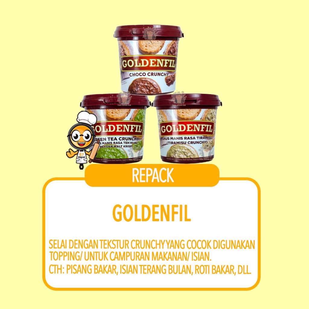 

SELAI GOLDENFIL CHOCO DAN TIRAMISU CRUNCY REPACK
