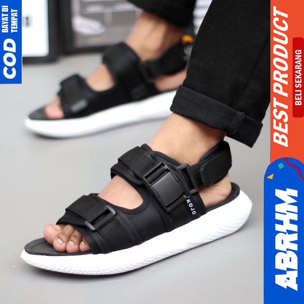 Sandal Gunung Casual Traveling Pria Trendi Fashion Korea Abrhm KAIPAT