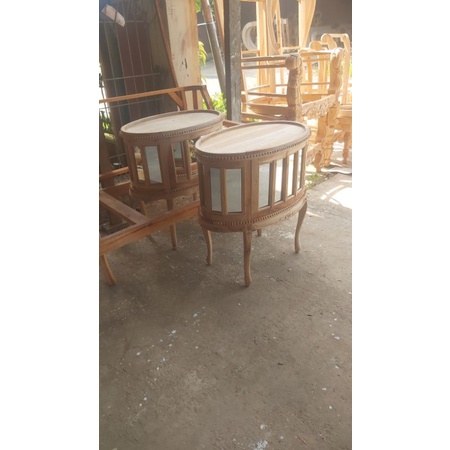 meja kotak amplop/meja teh/meja nakas/meja kaca cermin
