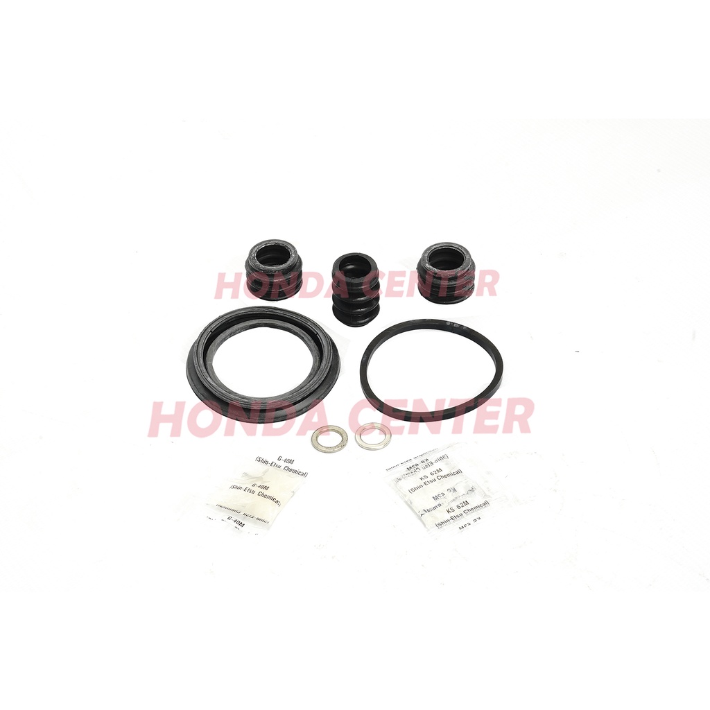 Kaliper caliper kit seal karet piston rem honda accord prestige 1986 1987 1988 1989 01463-SE0