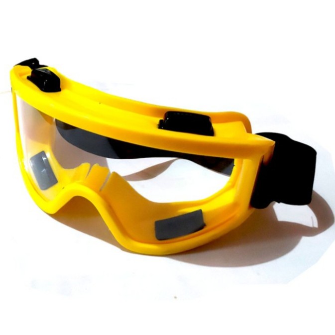 KACAMATA GOOGLE SAFETY TRAIL MOTOR CROSS KUNING GOGLE KACAMATA GERINDA