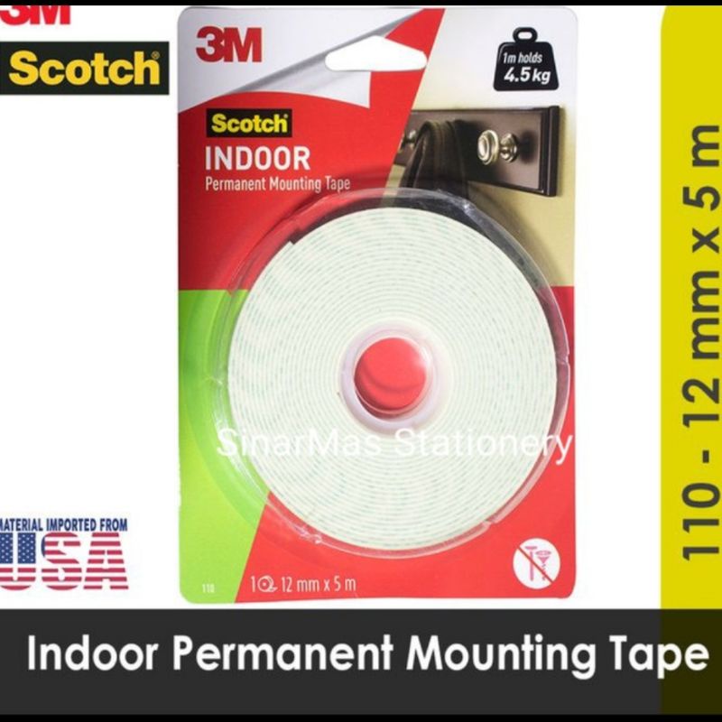 

Double Tape Spon 3M 12mm x 5m - Double Tape Busa 3M 12mm x 5m