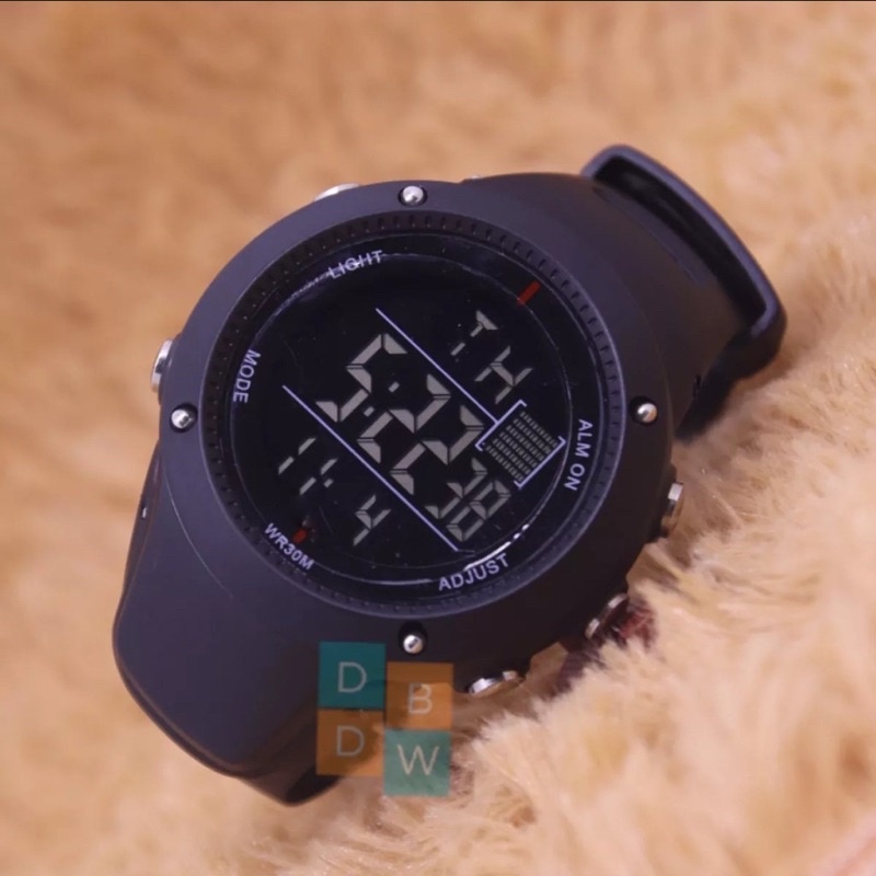 Jam Tangan Sunt0 Original Digital Water Resist / sunt0Digital Water Resist hitam 139