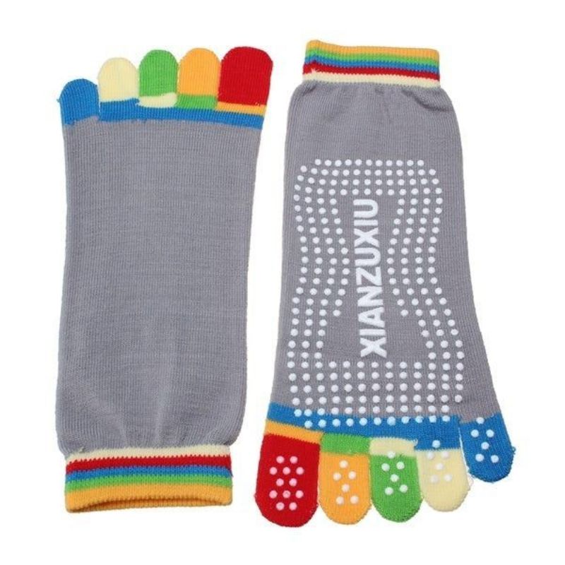 Kaos Kaki Yoga Anti Slip 5 Jari Five Toe Anti Slip Yoga Socks