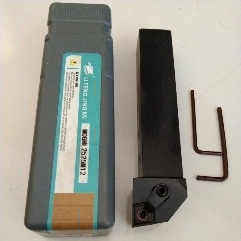 holder bubut MCGNL 2525M12 holder kiri utk insert cnmg1204 / cnmg12 / cnmg 12