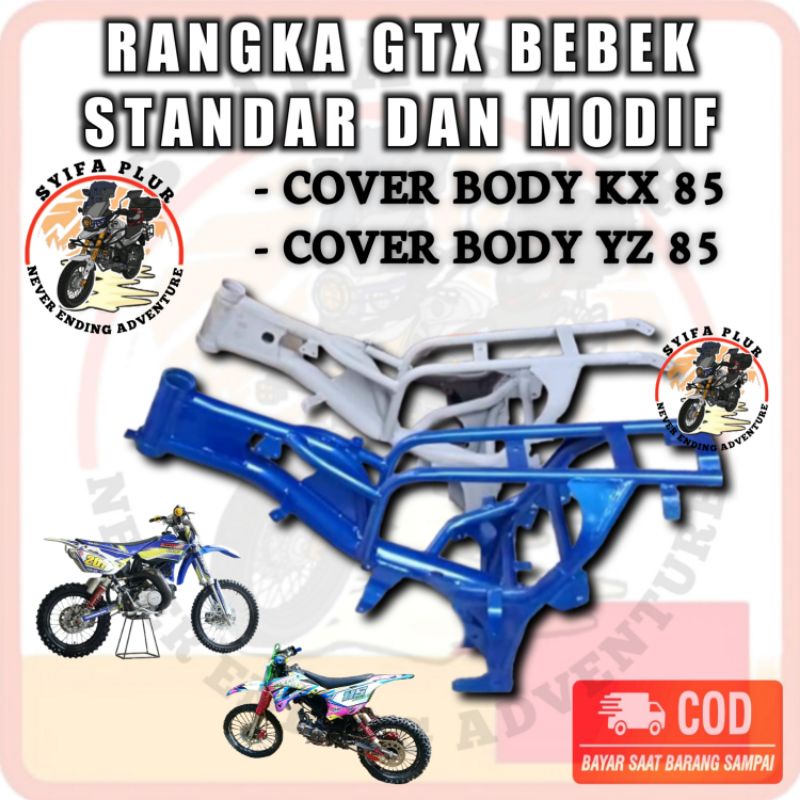 Rangka gtx trail bebek standar modif yz85 kx85