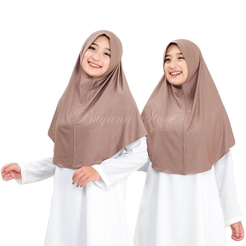 Jilbab Bergo Kenzia Soft Pad Jersey ORI  size L Hijab Instan Jersey Malay Ukuran L