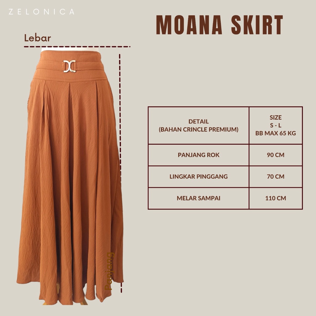 Moana Skirt Rok Thezelonica