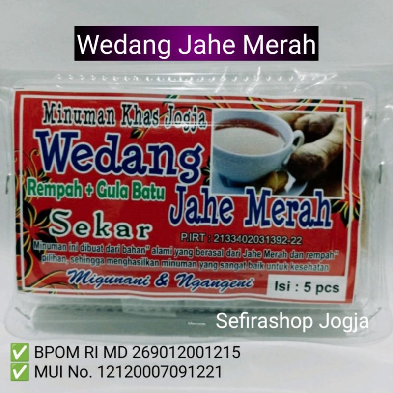 

SEKAR Wedang Uwuh Jahe Merah Komplit Rempah + Gula Batu Kualitas Premium | Minuman Tradisional