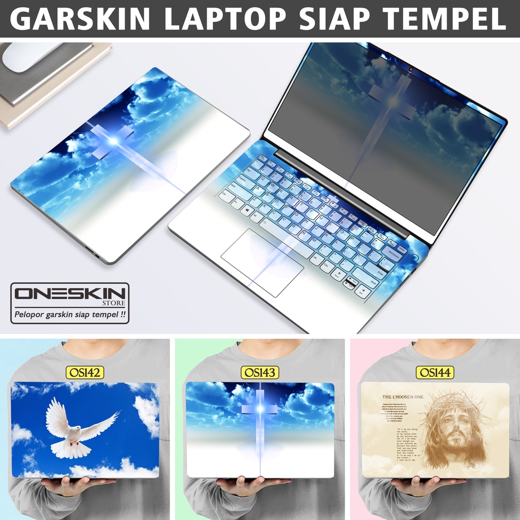 Garskin Sticker Laptop Protector Macbook Full Body Bottom Bezel Palmrest Skin Christian