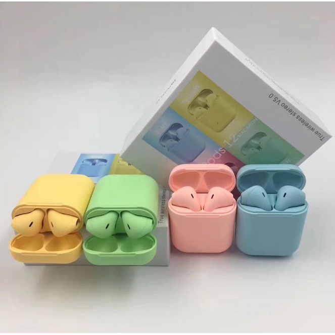 Headset Bluetooth TWS inPods 12 Multiple Colour Macarron Earphone