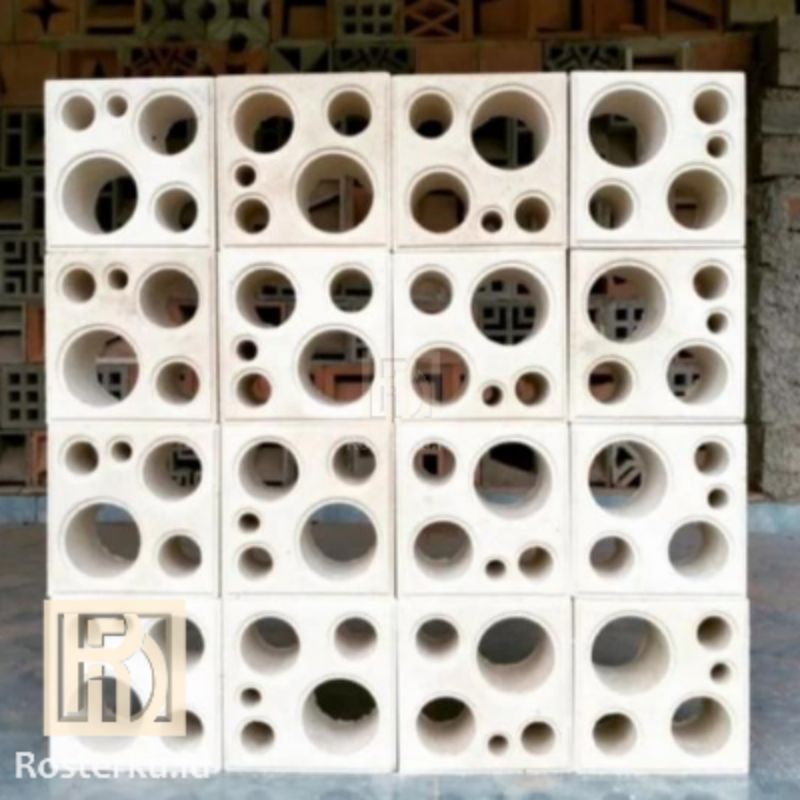 Roster motif tapak kucing/Roster beton/Roster beton minimalis