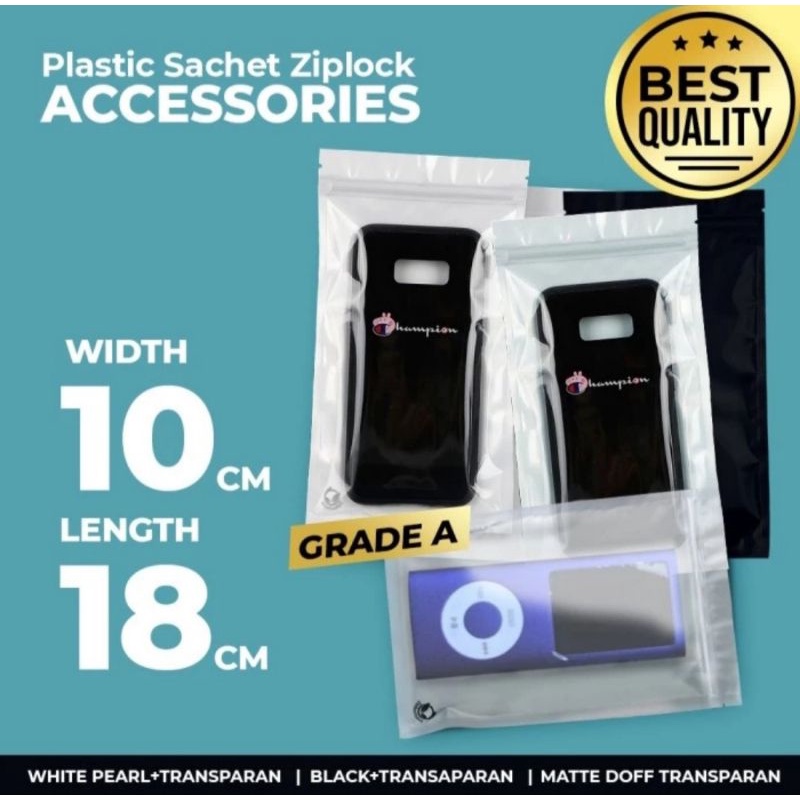 Plastik Klip Ziplock Aksesoris White Delkochoice
