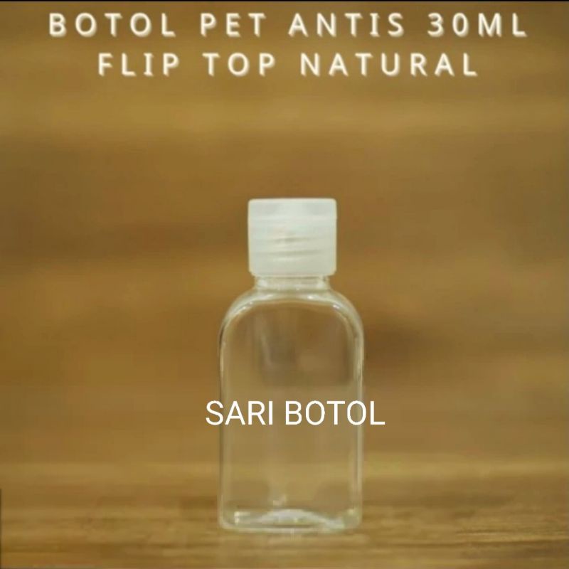 FLIPTOP 30ML CAREX TEBAL IMPORT HANDSANITIZER / BOTOL FLIPTOP 30ML ANTIS 30 ML