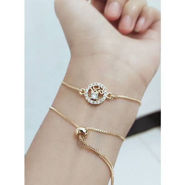 Gelang serut xuping lapis emas gold