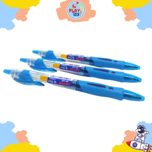 

[PLAY.123] Gel Pen Pulpen Pena Joyko GP-265 Q Gel 0.5 mm Biru Blue