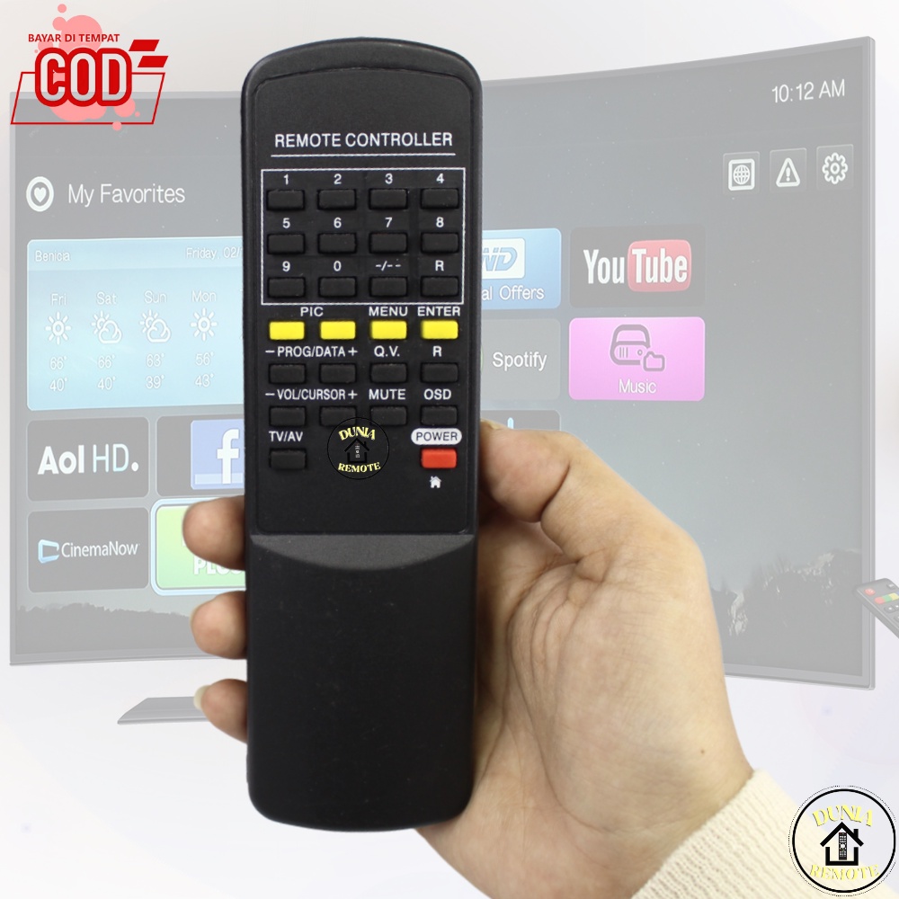 Remot TV POLYTRON SUMO TABUNG Digitec Ninja tanpa setting