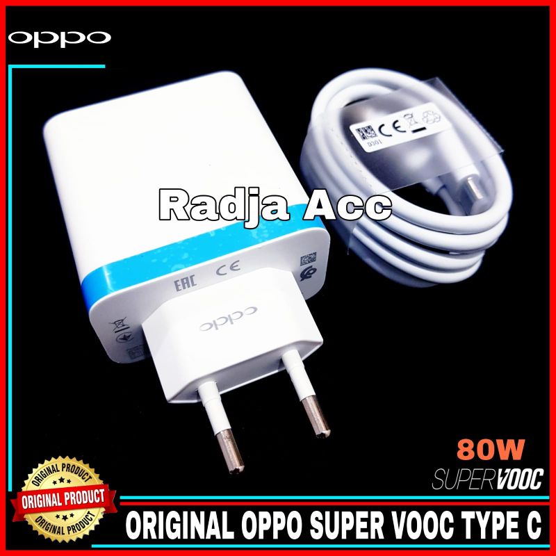 Charger Oppo Reno 8 8 Pro 5G SUPER VOOC 80 Watt ORIGINAL 100% Type C