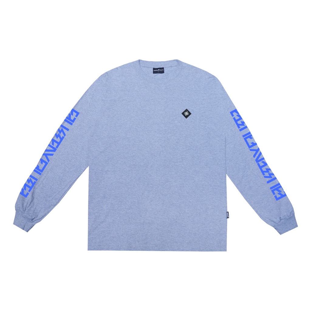 HUSTED KAOS LENGAN PANJANG SNIP GREY LONGSLEEVE