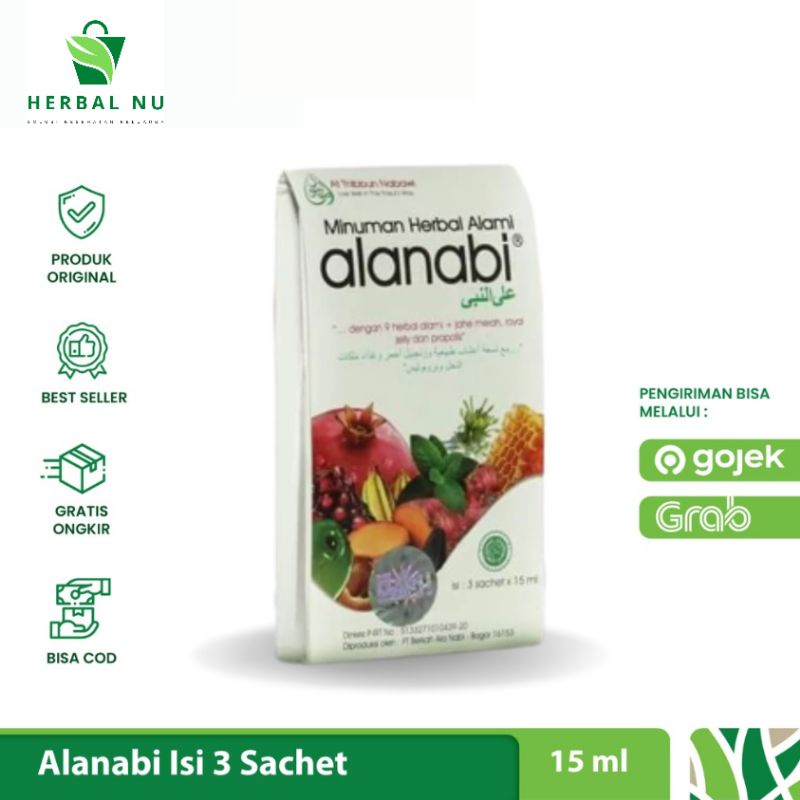 

ALANABI - Minuman Herbal Daya Tahun Tubuh Isi 3 Sachet